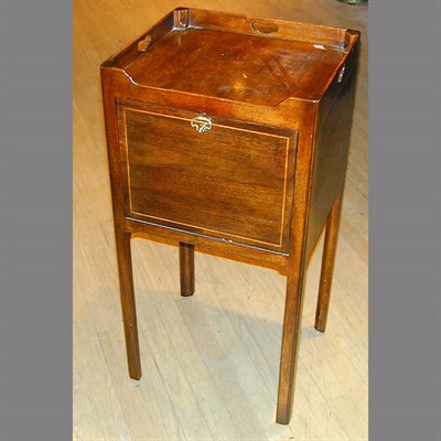 Lot 503 - Georgian Style Mahogany Bedside Cabinet