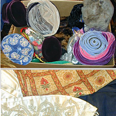 Lot 491 - Miscellaneous Group of Hats and Linens