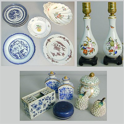 Lot 265 - Miscellaneous Group of Porcelain Articles...