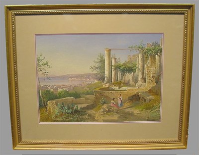 Lot 27 - Guglielmo Giusti Italian, 1824-1916 VIEW OF...