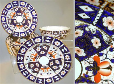 Lot 556 - Set of Twelve Royal Crown Derby Porcelain...