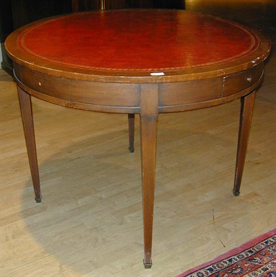 Lot 212 - Georgian Style Leather Inset Mahogany Center...