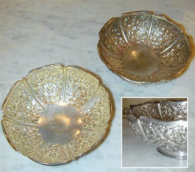 Lot 343 - Pair of Whiting Sterling Silver Bowls Each of...