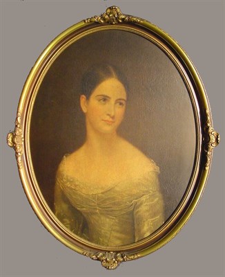Lot 8 - American School PORTRAIT OF A LADY...