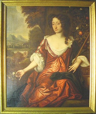 Lot 55 - Circle of Sir Peter Lely PORTRAIT OF A WOMAN,...