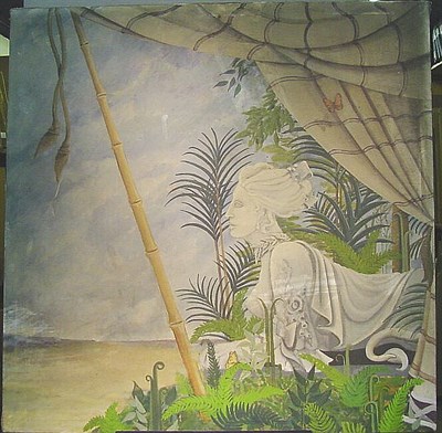 Lot 1 - 20th Century School TROPICAL PARADISE Oil on...