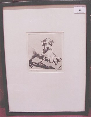 Lot 76 - Lucy Dawson (British, d. 1954) Mischief signed...