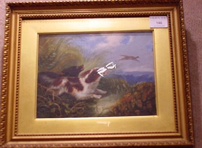 Lot 146 - J.H. Hanley (British, 19th century) Spaniel...