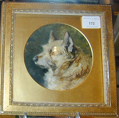 Lot 172 - English school, late 19th century Head of a...
