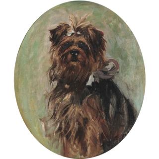 Lot 182 - F. Leckie (British, c. 1900) A Toy Terrier...