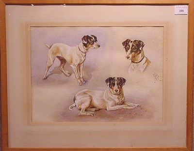 Lot 235 - M.A.B. (English, 20th century) Three studies...