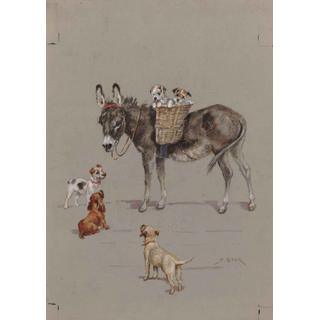 Lot 241 - Mabel Gear (British, b. 1900) The donkey ride...