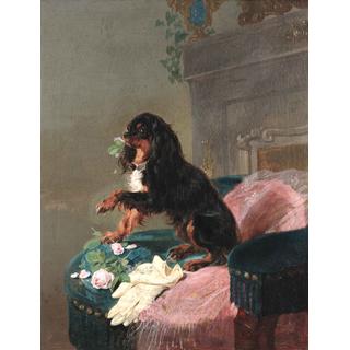 Lot 251 - Joseph Heicke (Austrian, 1811-1861) A faithful...