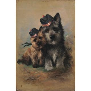 Lot 355 - Lilian Cheviot (British, fl.1894-1930) Double...