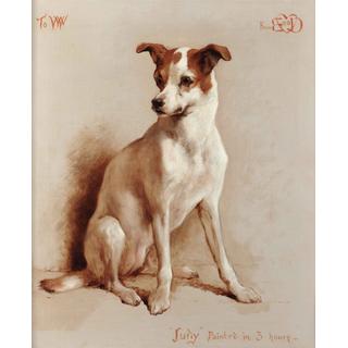 Lot 366 - Edwin Douglas (British, b. 1848) 'Judy' signed...