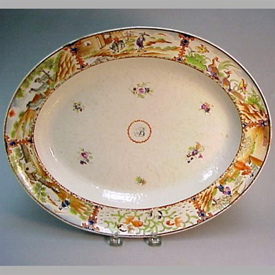 Lot 275 - Chinese Export Porcelain Platter Circa 1830...
