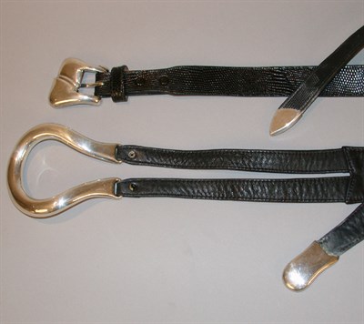 Lot 294 - Elsa Peretti and Kieselstein Cord Belts The...