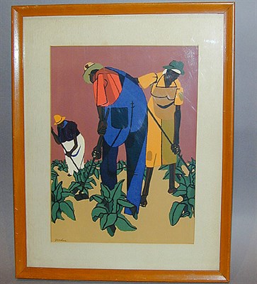Lot 213 - Robert Gwathmey TOBACCO FARMERS (WILLIAMS 8)...