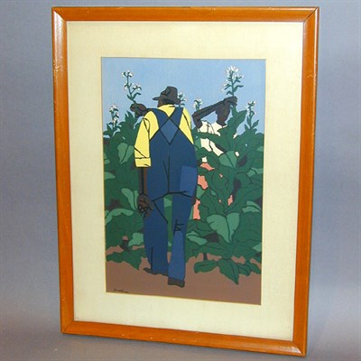 Lot 214 - Robert Gwathmey TOPPING TOBACCO Color...