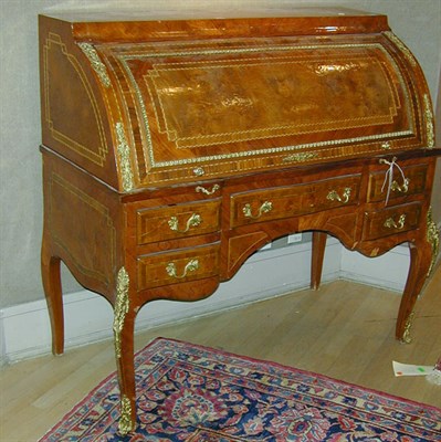 Lot 488 - Louis XV Style Gilt-Bronze Mounted Fruitwood...