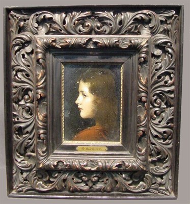 Lot 13 - Georg Buchner German, 1858-1918 YOUNG GIRL IN...