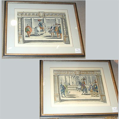 Lot 83 - French School [EQUESTRIAN SCENES] Two...
