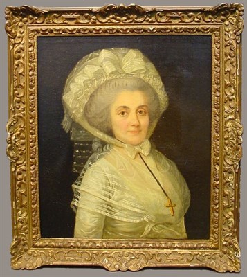Lot 40 - French School 18th Century PORTRAIT OF WOMAN...