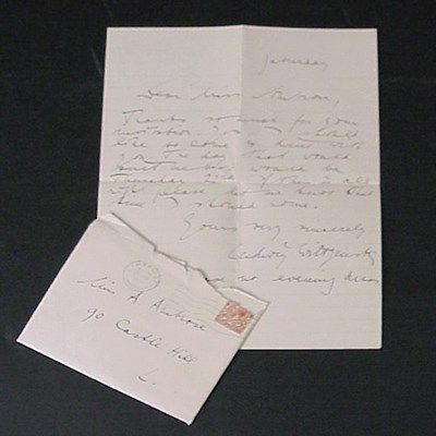 Lot 11 - WITTGENSTEIN, LUDWIG Autograph letter signed....