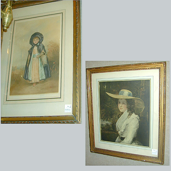 Lot 74 - Artist Unknown [GIRL IN A LANDSCAPE] Color...
