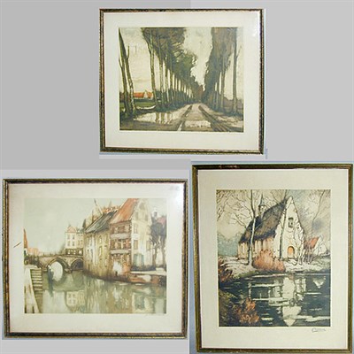 Lot 140 - Artist Unknown [DUTCH SCENES] Two color...
