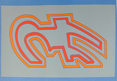 Lot 192 - Chryssa UNTITLED Color screenprints, signed...