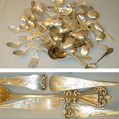 Lot 341 - Group of Sterling Silver Flatware Including...