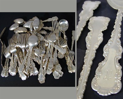 Lot 340 - Group of Whiting Sterling Silver Flatware In...