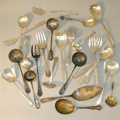 Lot 334 - Miscellaneous Group of Sterling Silver Serving...