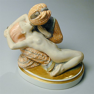 Lot 138 - Royal Copenhagen Porcelain Group Depicting a...
