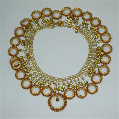 Lot 382 - Miriam Haskell Ring Pendant Necklace American,...