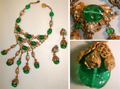 Lot 323 - Miriam Haskell Renaissance Style Set American,...