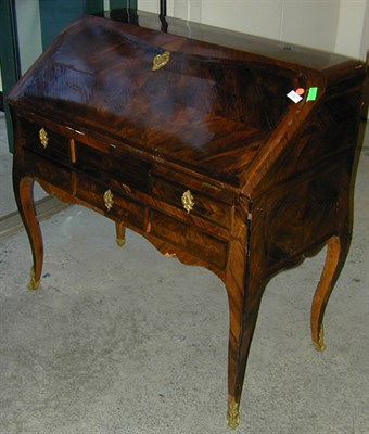 Lot 456 - Louis XV Style Fruitwood Slant-Front Desk With...