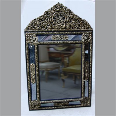 Lot 425 - Baroque Style Gilt Metal Mirror With...