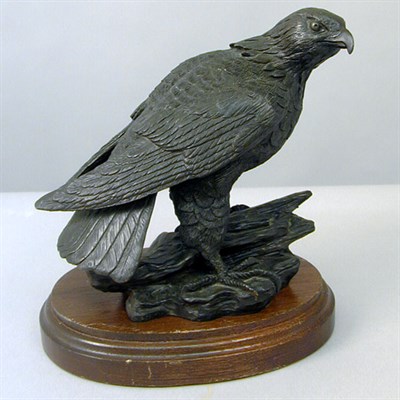 Lot 308 - Composition Sculpture Depicting an eagle,...