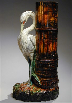 Lot 235 - Monumental Royal Worcester Majolica Vase In...