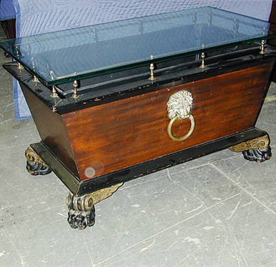 Lot 542 - Neoclassical Style Mahogany Wine Cooler
