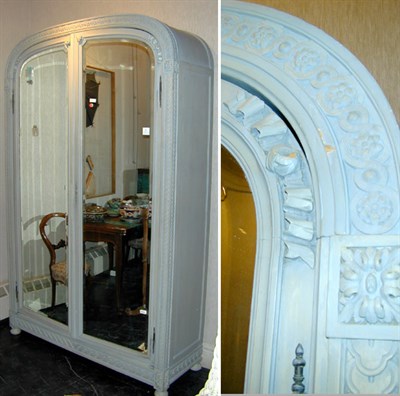 Lot 206 - Louis XVI Style Painted Armoire