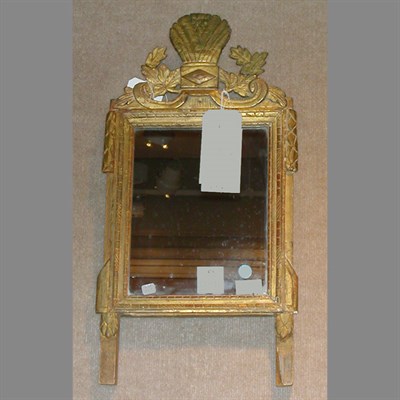 Lot 478 - Louis XVI Gilt Mirror Late 18th century The...
