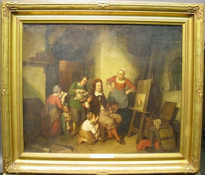 Lot 19 - Manner of Basile de Loose JAN STEEN AND HIS...