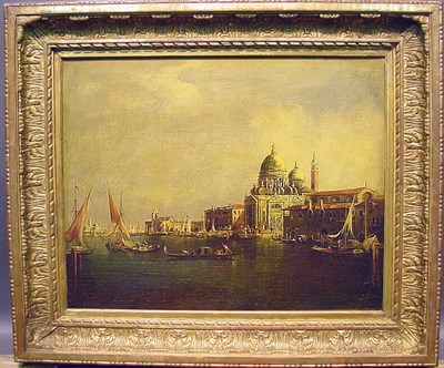 Lot 40 - Italian School 19th Century VIEW OF THE SALUTE,...