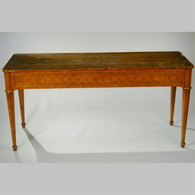 Lot 509 - Continental Neoclassical Walnut and Fruitwood...