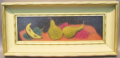 Lot 66 - Milton Avery 1885-1965 TABLE WITH FRUIT, circa...