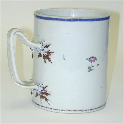 Lot 192 - Chinese Export Enamel Decorated Porcelain Mug...