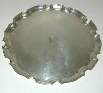 Lot 339 - English Silver Salver Retailed by Tiffany & Co....